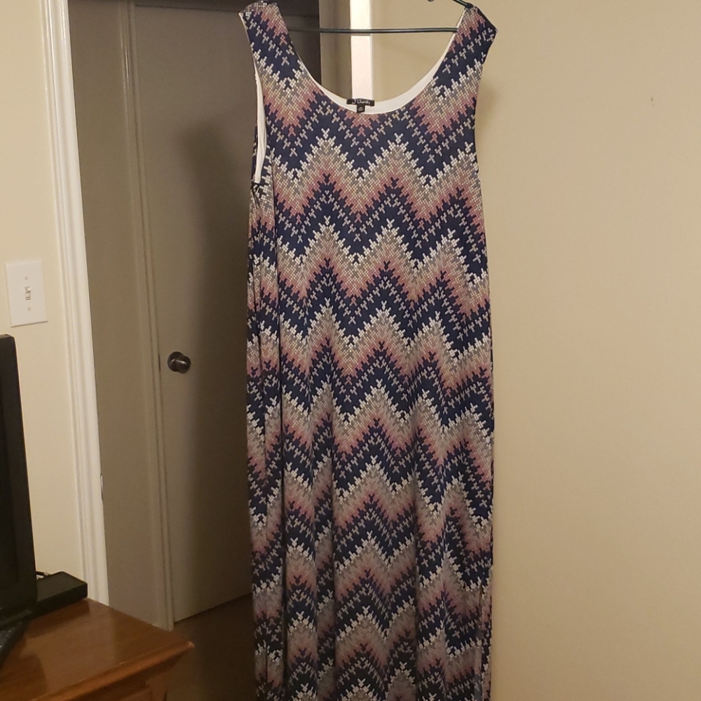 Pastel maxi dress